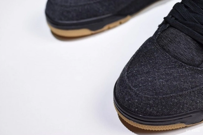 1st Kicks Shoes 4 Air Levi's Jordan 'black' AO2571-001 x 0823